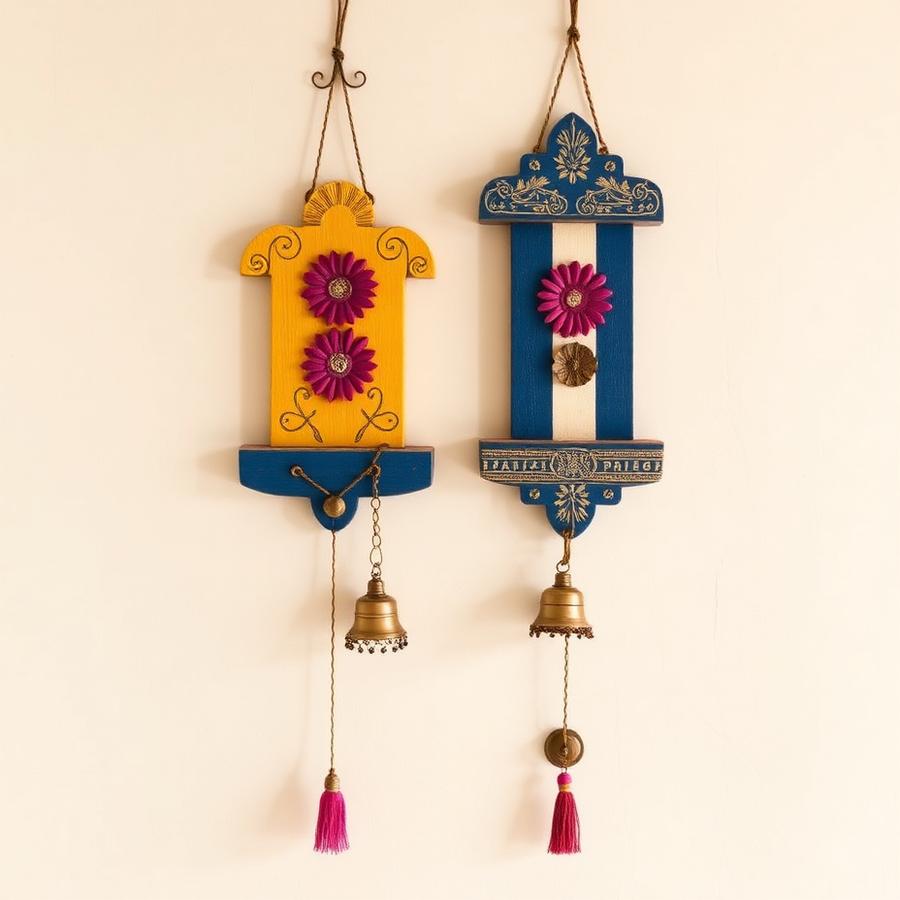Shubh Labh Wooden Pair by Devraj S.