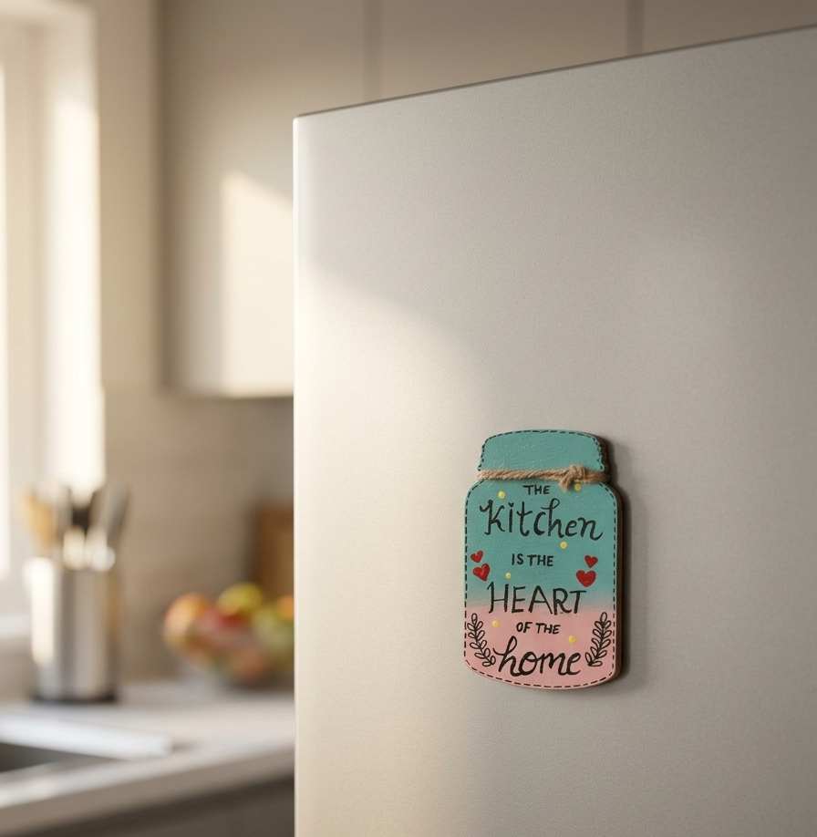 Kitchen is the Heart - Fridge Magnet — handmade by JK Craft — photo 2 of 2