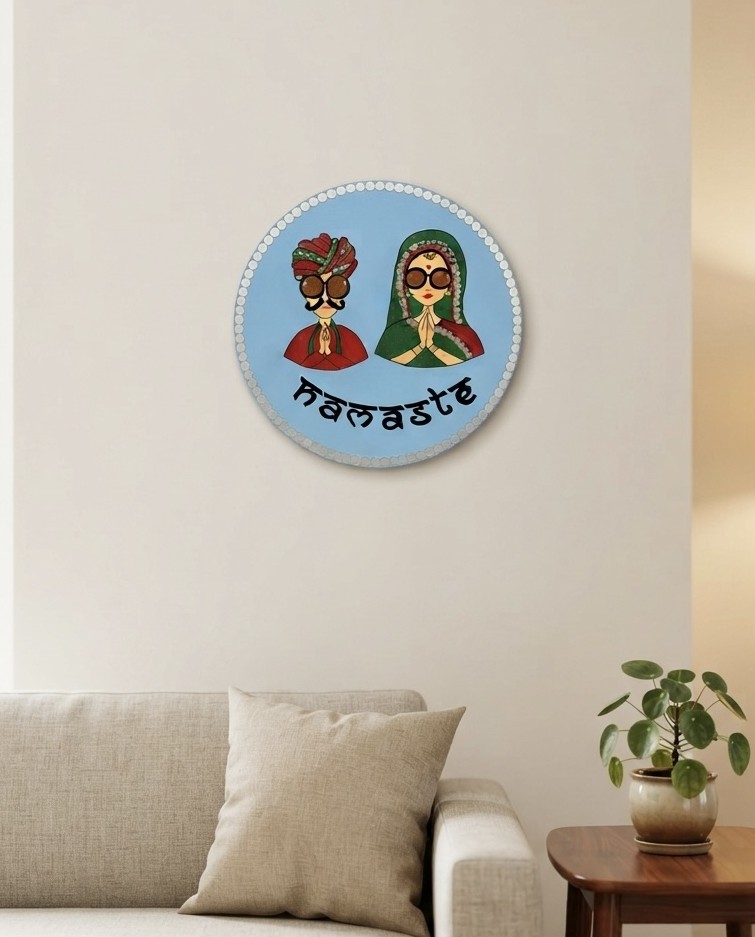 Rajasthani Couple Greeting - RGC — handmade by JK Craft — photo 2 of 2