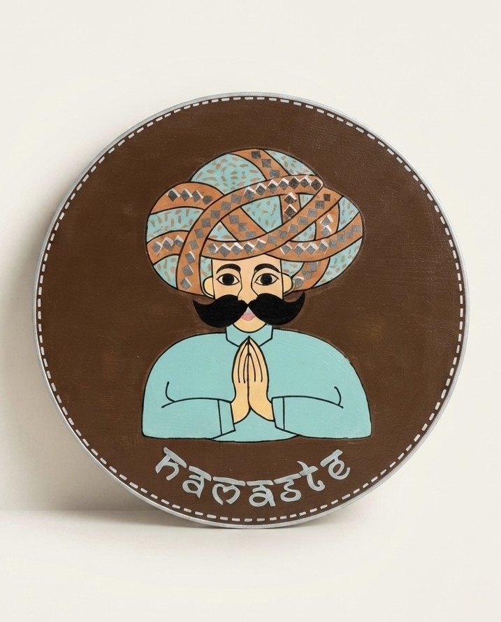 Namaste Greeting - BBO — Wall Decor, handmade by JK Craft