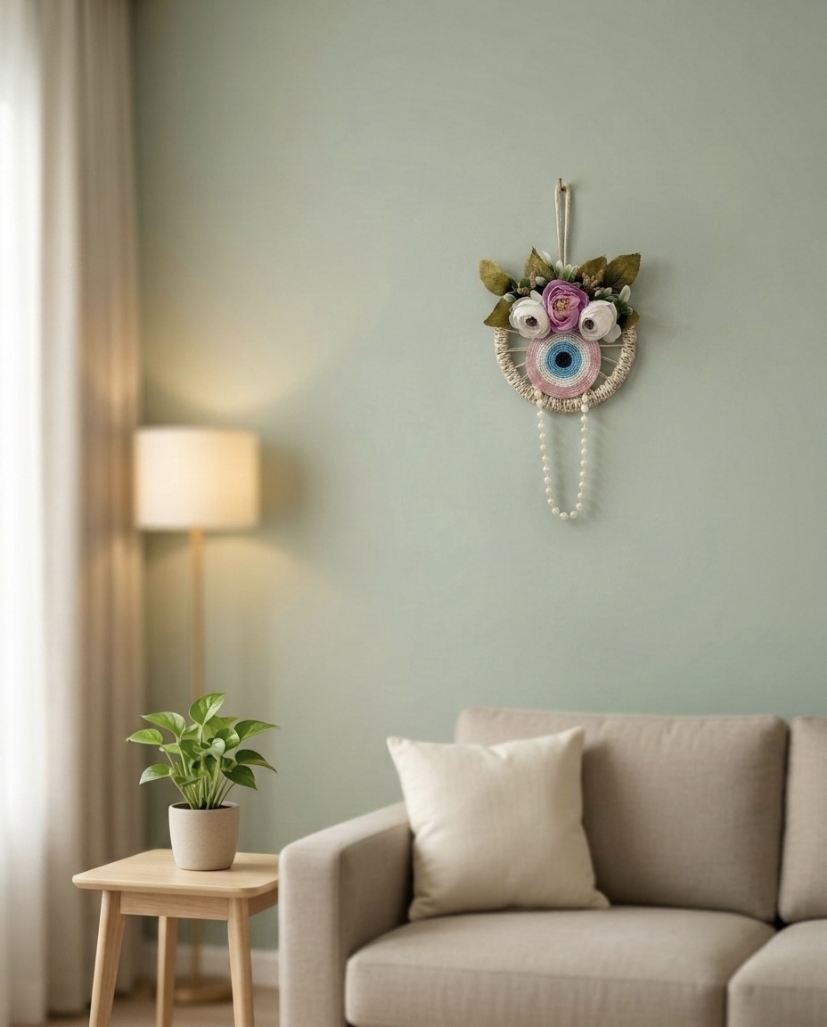 Evil Eye - Flowers — handmade by JK Craft — photo 2 of 2