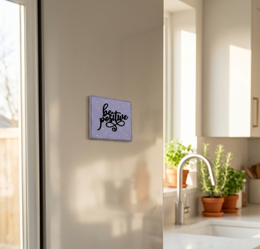 Be positive - Fridge Magnet — handmade by JK Craft — photo 2 of 2