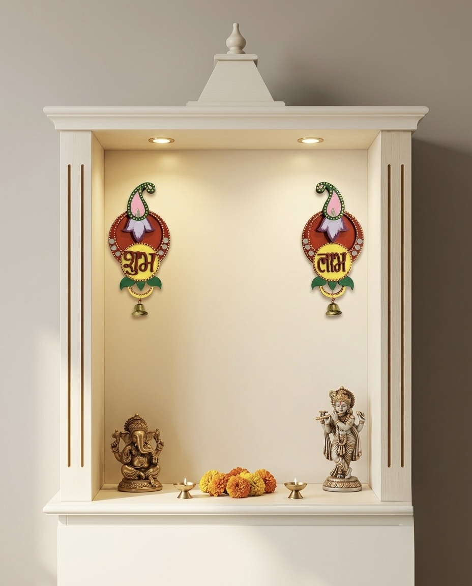 Shubh Labh - Red — handmade by JK Craft — photo 2 of 3