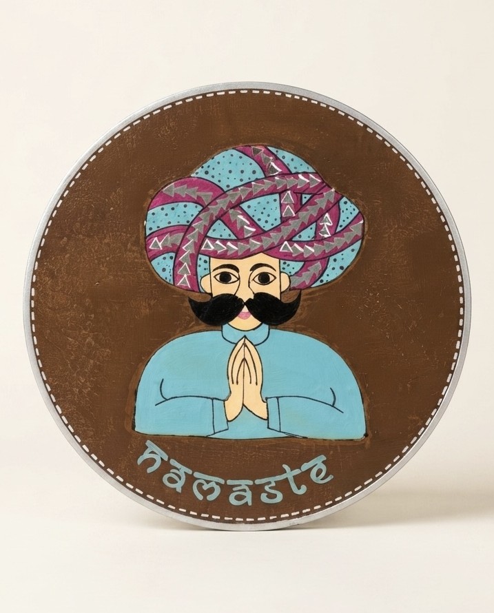 Namaste Greeting - BBP — Wall Decor, handmade by JK Craft