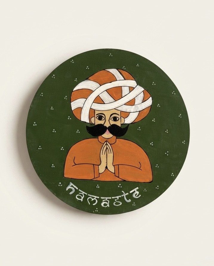 Namaste Greeting - GWO — Wall Decor, handmade by JK Craft