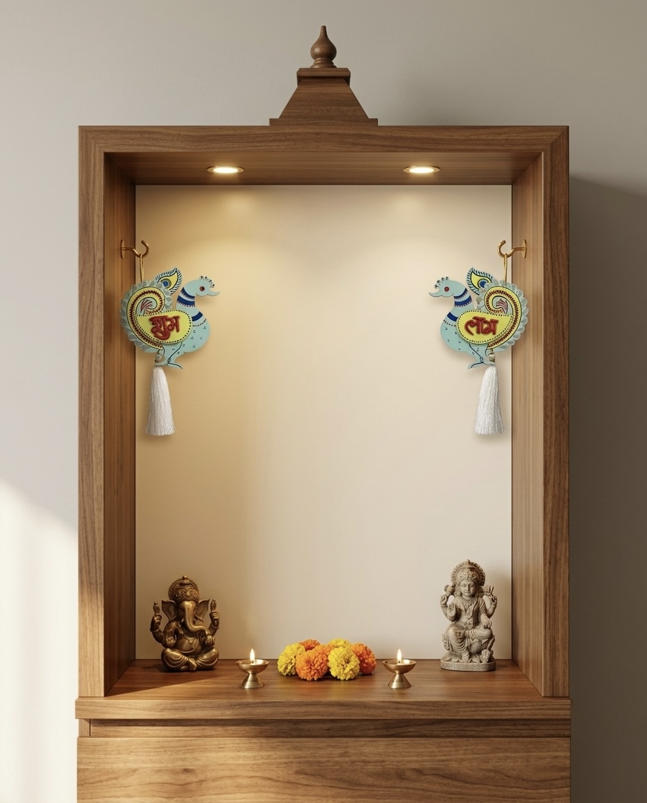 Shubh Labh - Peacock — handmade by JK Craft — photo 2 of 3