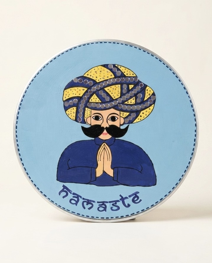 Namaste Greeting - YB — Wall Decor, handmade by JK Craft