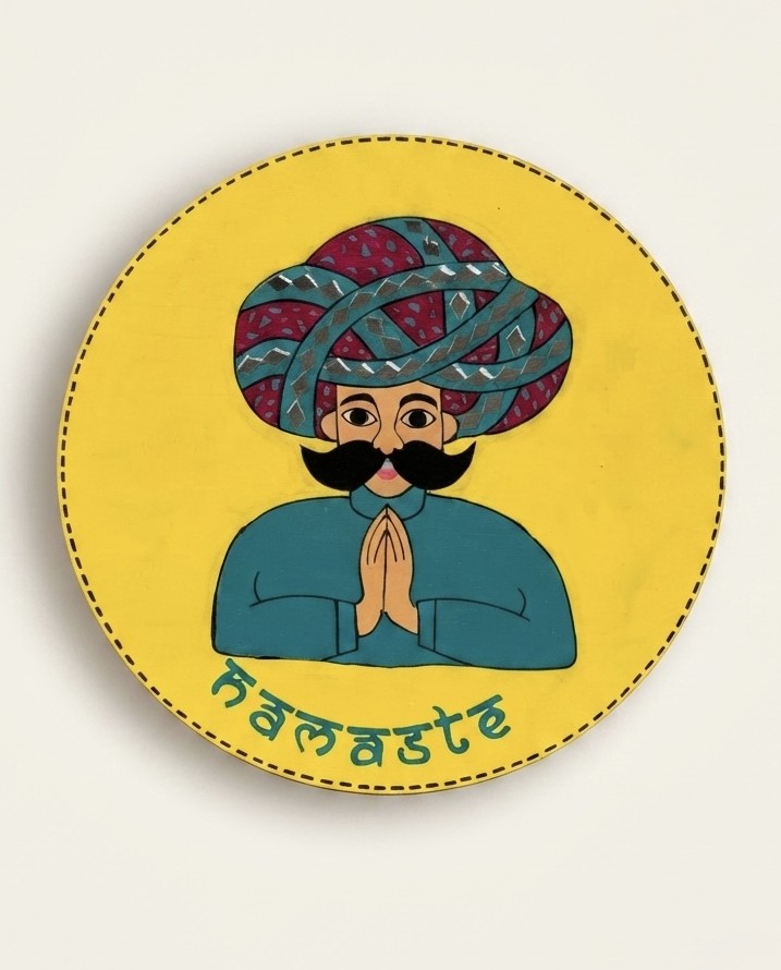 Namaste Greeting - YC — Wall Decor, handmade by JK Craft